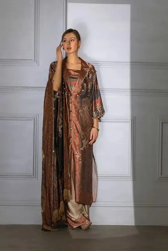 Sobia Nazir Silk Collection 23 Satin – view 1 – Poshaq