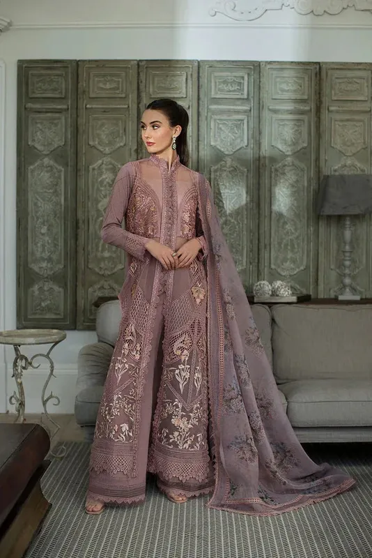 Sobia Nazir Luxury Lawn 24 Organza – view 1 – Poshaq