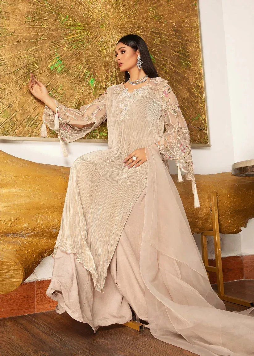 Shiza Hassan Sublime Luxury Pret Cream Organza – view 3 – Poshaq