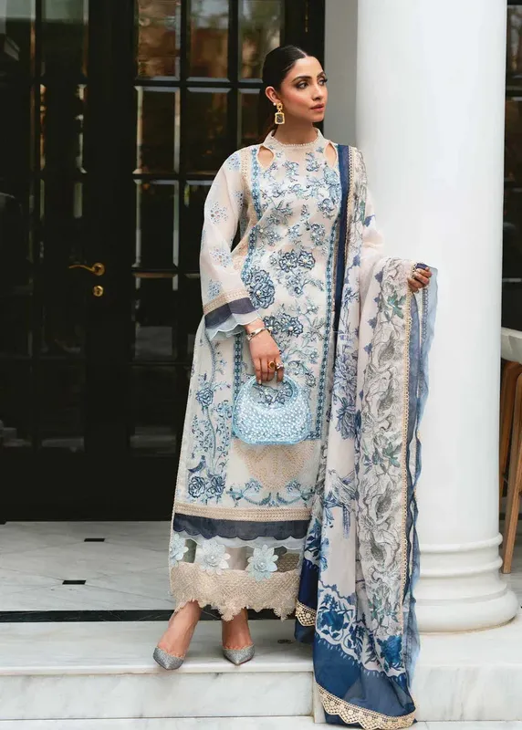Shiza Hassan Aira Luxury Pret Off White Cotton – view 1 – Poshaq