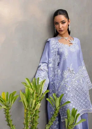 Saira Shakira Nureh Luxe Lavender Raw Silk – view 5 – Poshaq