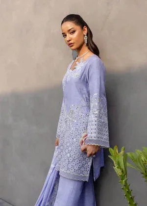 Saira Shakira Nureh Luxe Lavender Raw Silk – view 6 – Poshaq