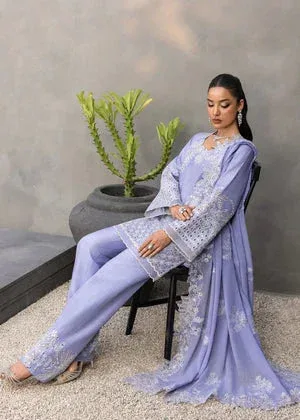 Saira Shakira Nureh Luxe Lavender Raw Silk – view 7 – Poshaq