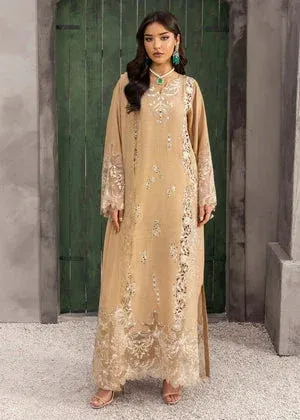 Saira Shakira Nureh Luxe Beige Raw Silk – view 1 – Poshaq