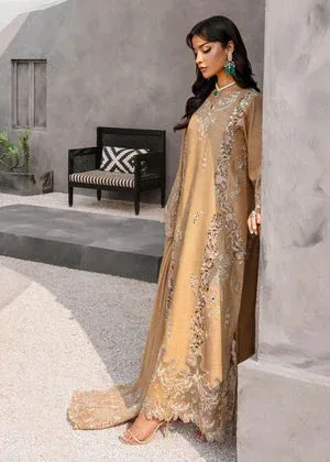 Saira Shakira Nureh Luxe Beige Raw Silk – view 3 – Poshaq