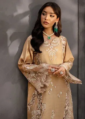 Saira Shakira Nureh Luxe Beige Raw Silk – view 7 – Poshaq