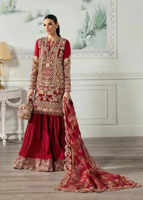 Saira Shakira Rosea Casual Pret 25 Haute Red Raw Silk – view 1 – Poshaq