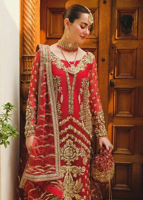 Saira Shakira Rosea Casual Pret 25 Red Net – view 2 – Poshaq