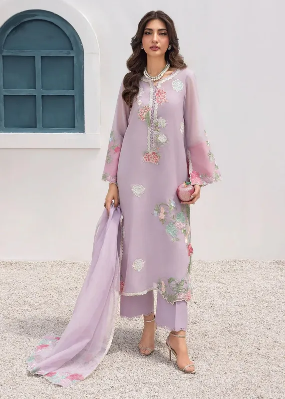 Saira Shakira Rosea Casual Pret 25 Soft Lilac Cotton – view 1 – Poshaq
