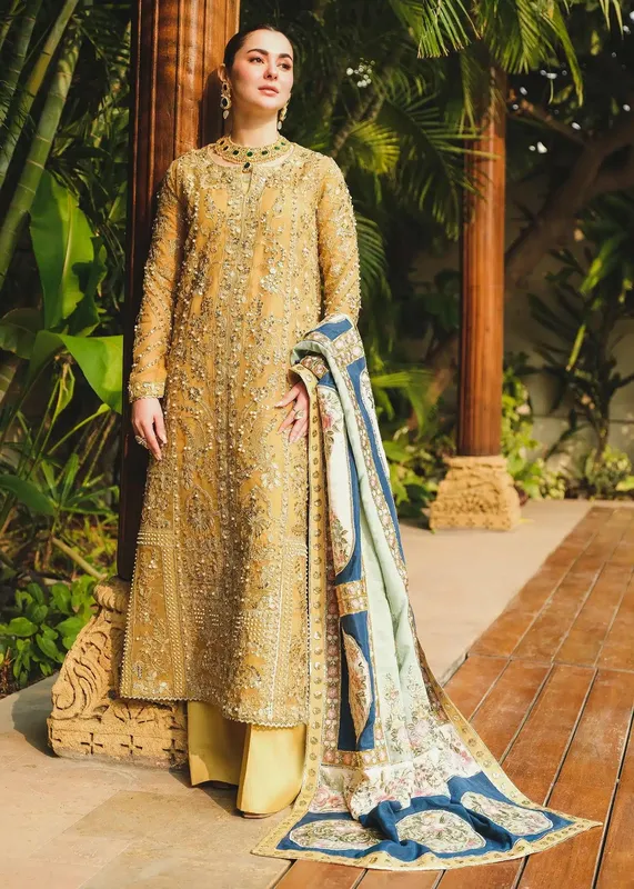 Saira Shakira Wedding Collection 24 Mint Organza – view 1 – Poshaq
