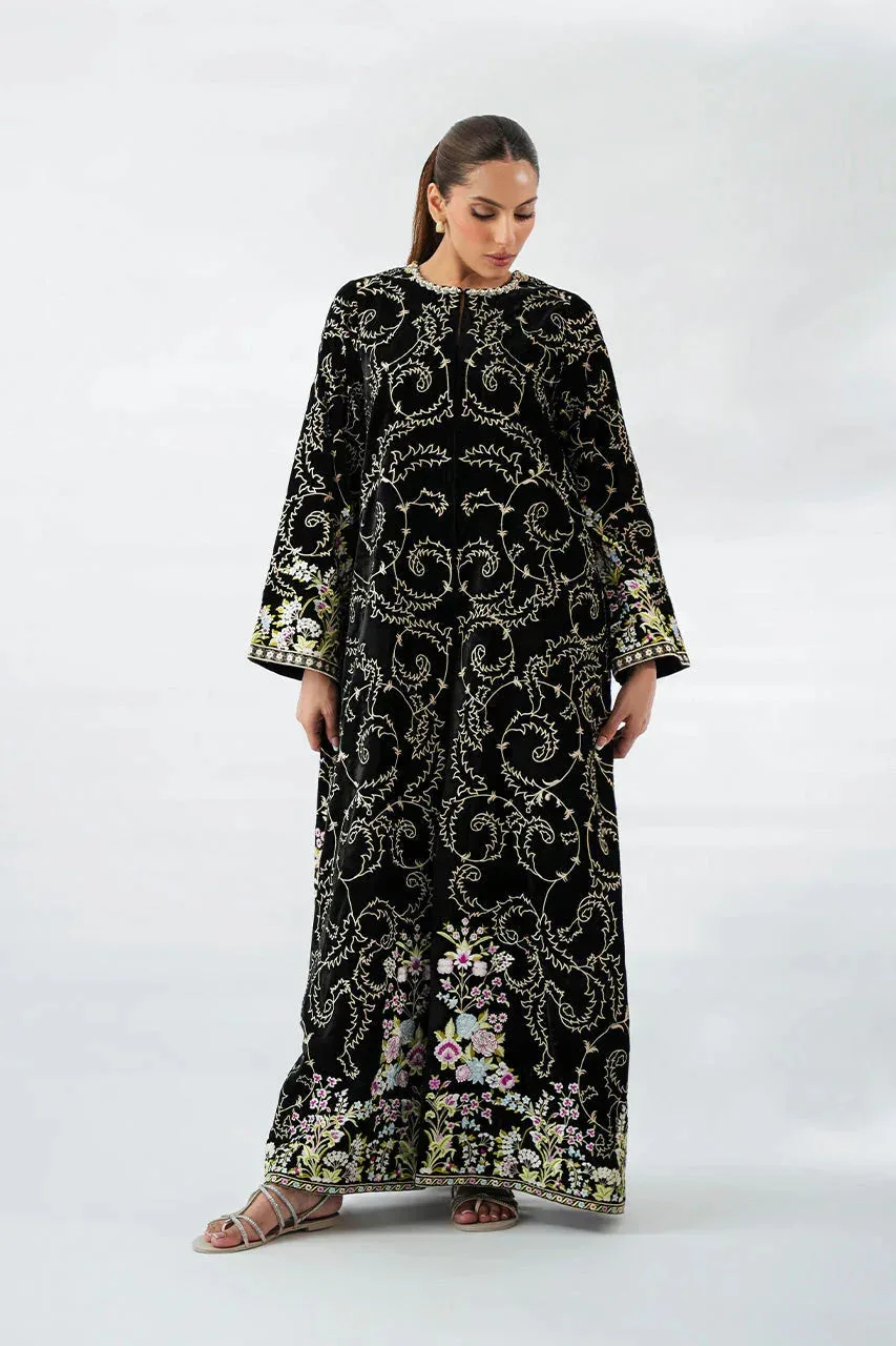 Sania Maskatiya The Winter Edit - Luxe Pret 25 Black Velvet – view 4 – Poshaq