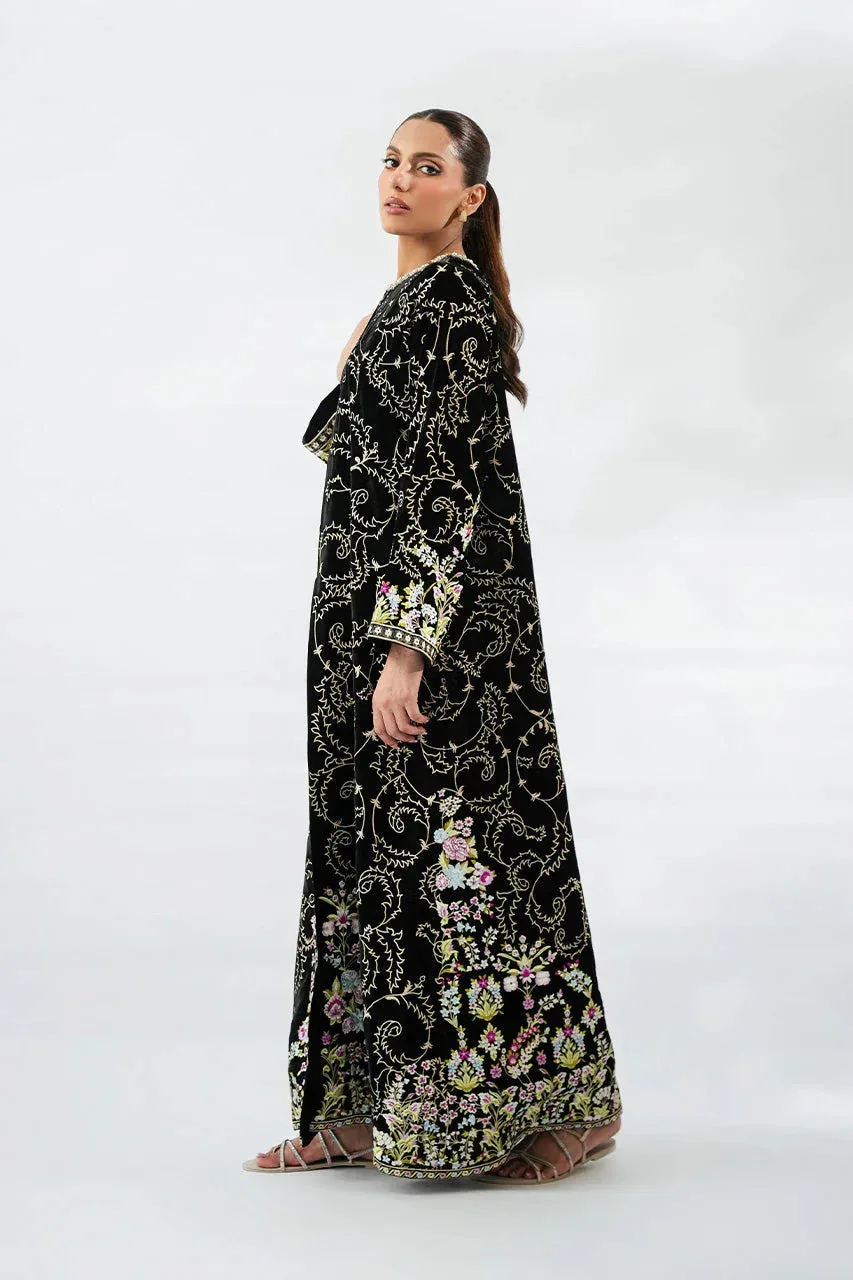 Sania Maskatiya The Winter Edit - Luxe Pret 25 Black Velvet – view 5 – Poshaq