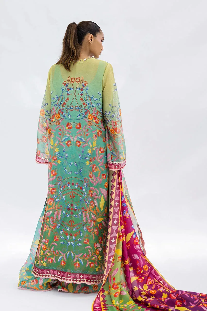 Sania Maskatiya Fall Festive Glimmer Multi Cotton – view 2 – Poshaq
