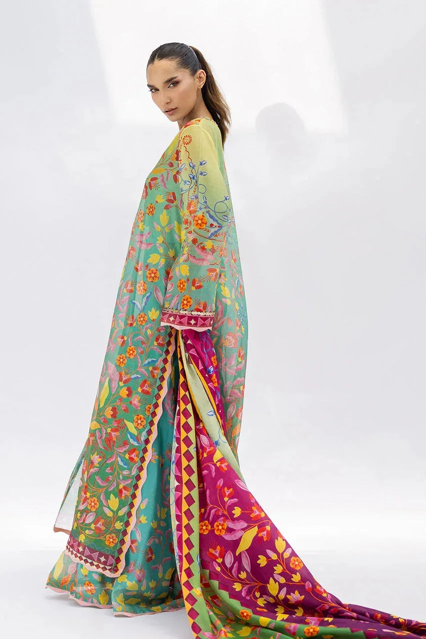 Sania Maskatiya Fall Festive Glimmer Multi Cotton – view 4 – Poshaq