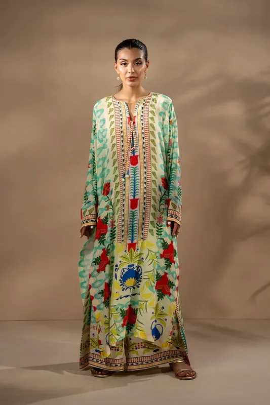Sania Maskatiya Samara Luxe 25 Multi Crepe – view 1 – Poshaq