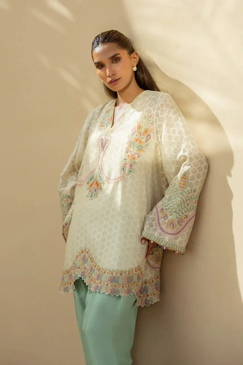 Sania Maskatiya Samara Luxe 25 Ivory – view 5 – Poshaq