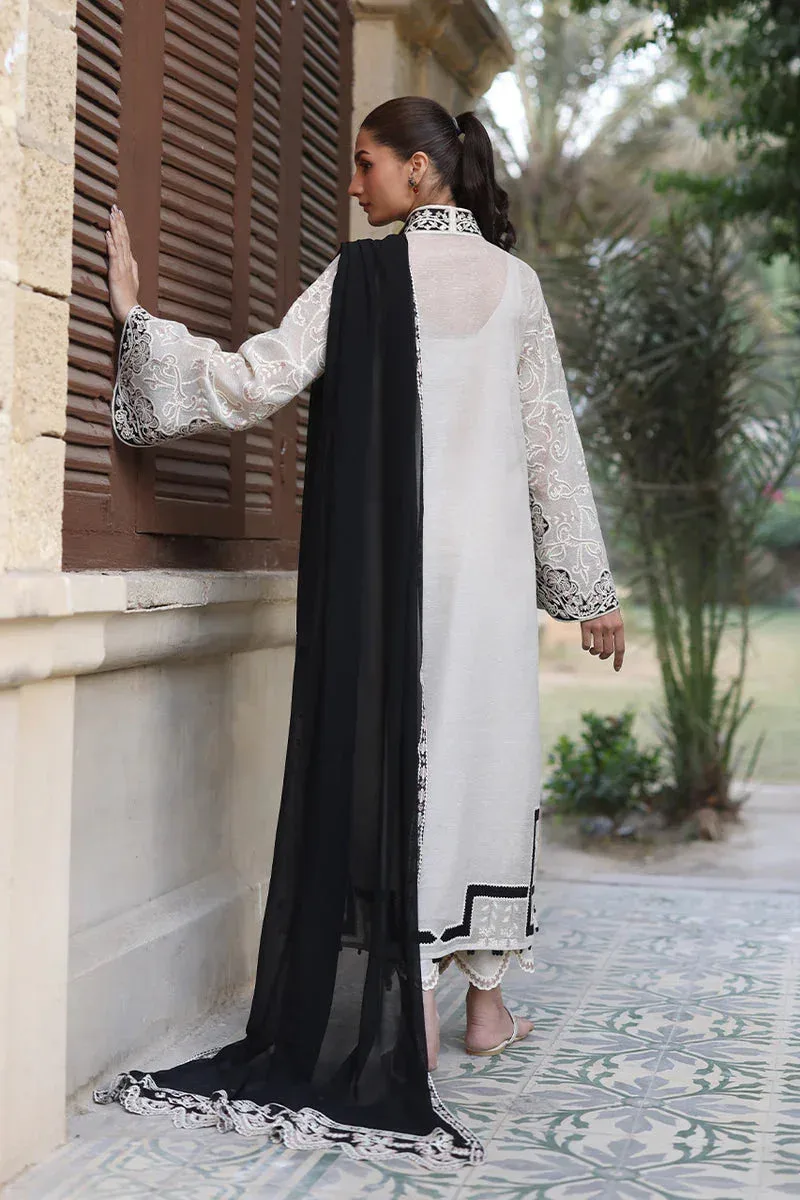 Sania Maskatiya Mirra Luxury Pret 25 Ivory – view 2 – Poshaq