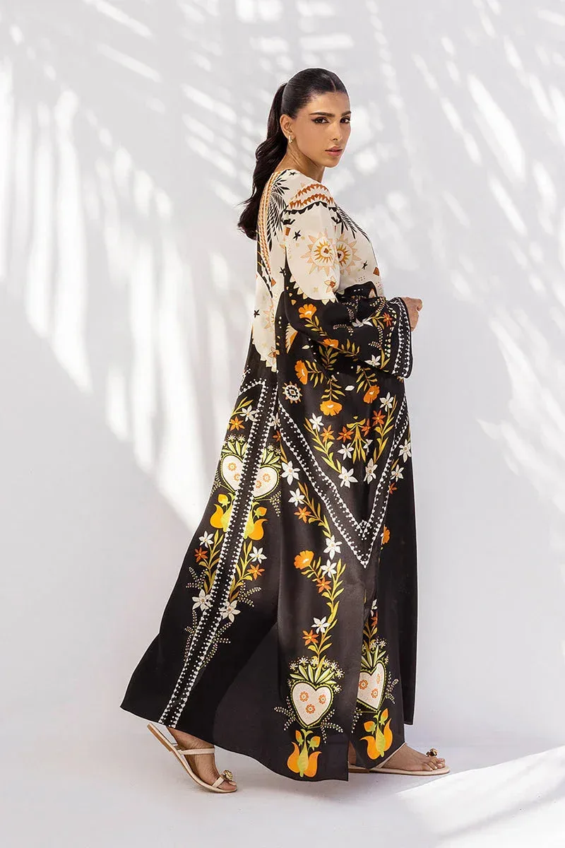 Sania Maskatiya Mirra Luxury Pret 25 Black Crepe – view 3 – Poshaq