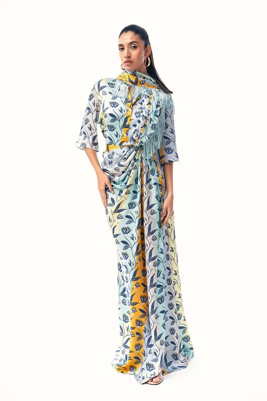 Sania Maskatiya Eid Collection Yellow – view 1 – Poshaq