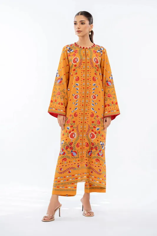 Sania Maskatiya Eid Collection Crepe – view 1 – Poshaq