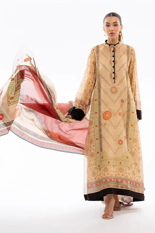 Sania Maskatiya Eid Collection Cotton – view 1 – Poshaq