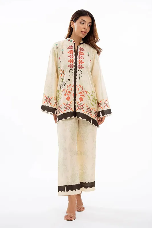 Sania Maskatiya Eid Collection Black Raw Silk – view 1 – Poshaq