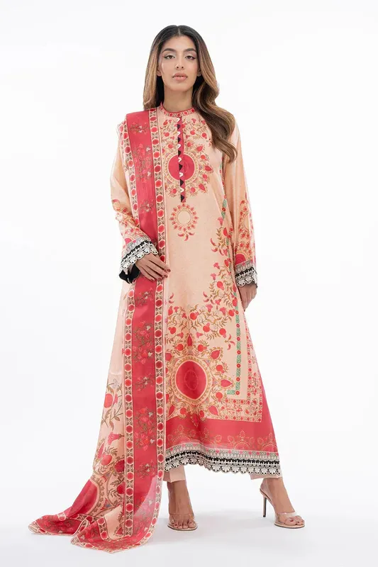 Sania Maskatiya Eid Collection Black Silk – view 1 – Poshaq