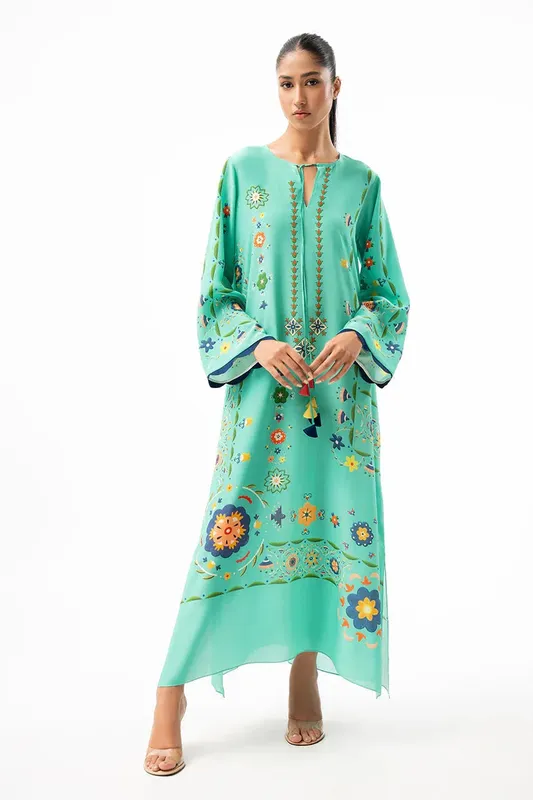 Sania Maskatiya Eid Collection Crepe – view 1 – Poshaq