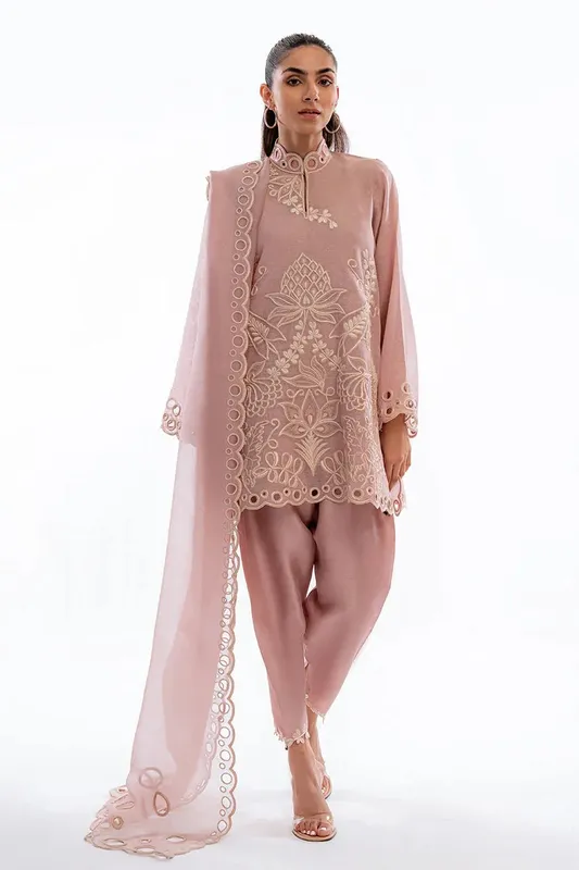 Sania Maskatiya Eid Collection Silk – view 1 – Poshaq