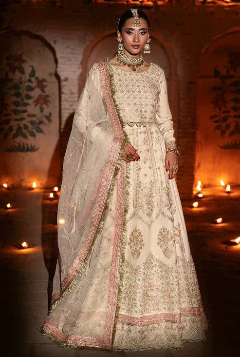 Saad Shaikh Singhar Premium Silk 25 Off White Raw Silk – view 1 – Poshaq