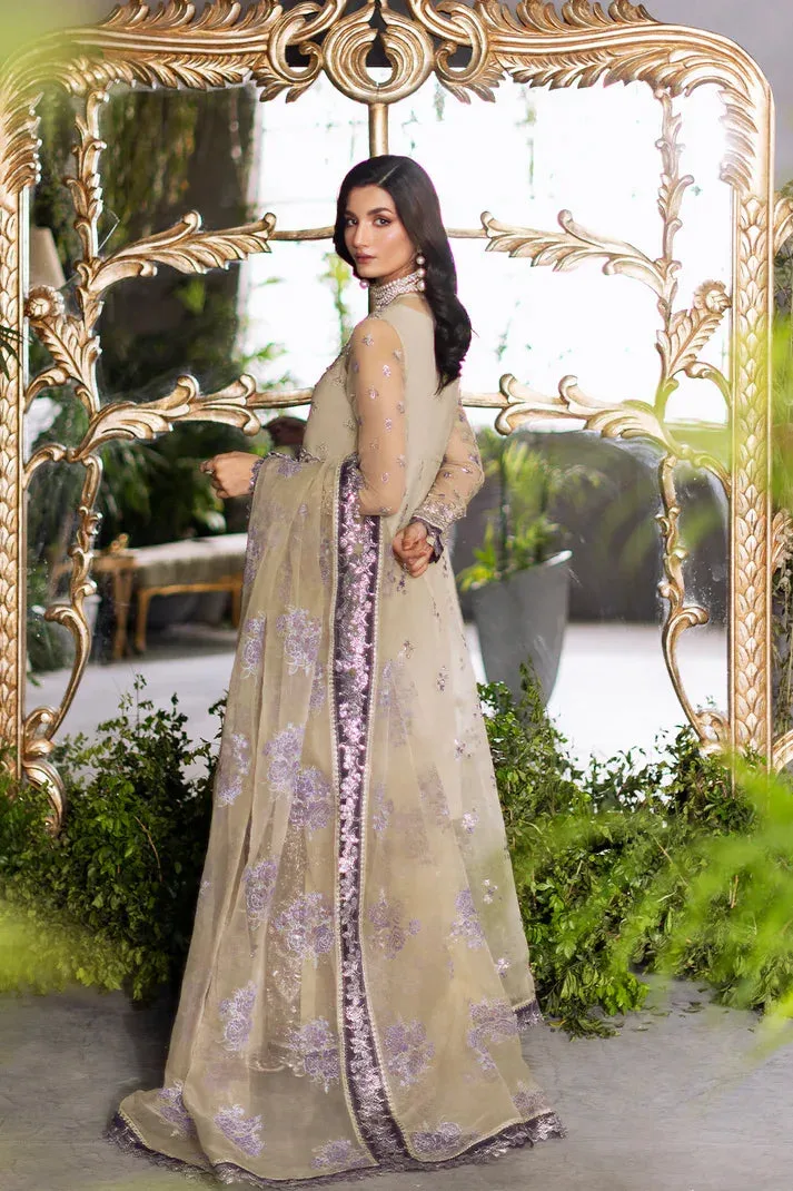 Saad Shaikh Flurie Formals Green White Raw Silk – view 2 – Poshaq
