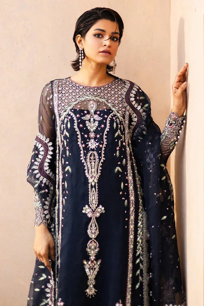 Saad Shaikh Jahan Festive Collection Black Raw Silk – view 4 – Poshaq