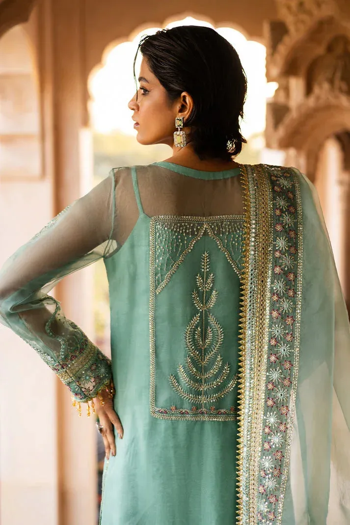 Saad Shaikh Jahan Festive Collection Sky Blue Raw Silk – view 8 – Poshaq