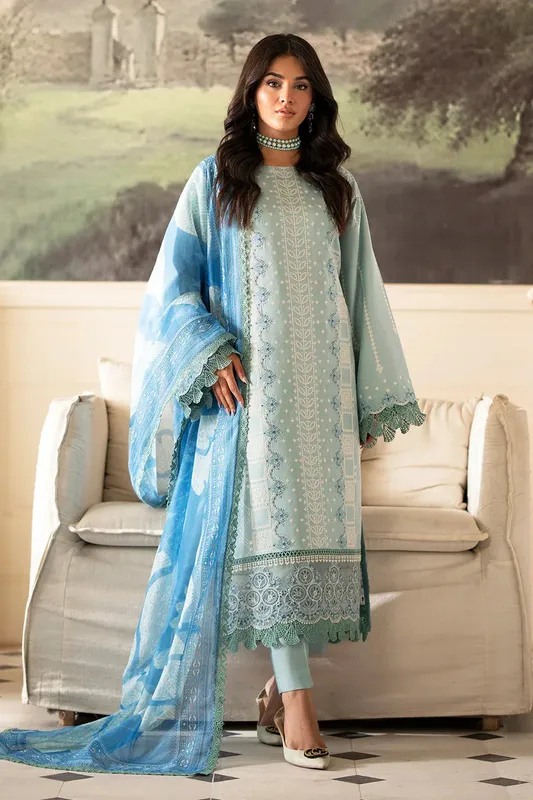 Saad Shaikh Lumiere Winter Organza – view 1 – Poshaq