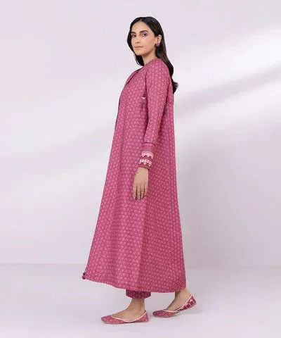 Sapphire Eid Collection Fuchsia Cambric – view 4 – Poshaq