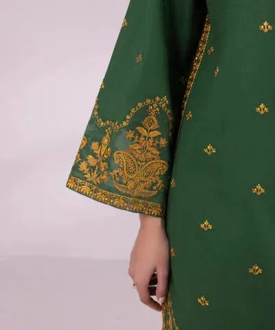 Sapphire Eid Collection Green Cambric – view 3 – Poshaq