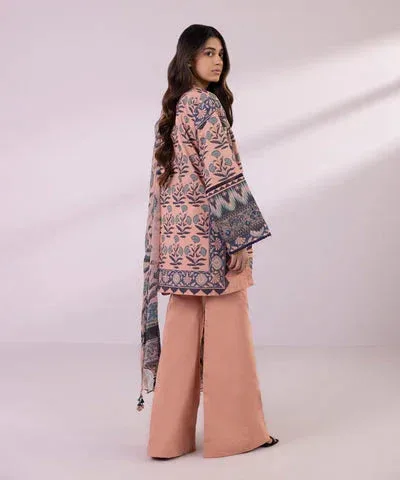Sapphire Eid Collection Pink Chiffon – view 2 – Poshaq