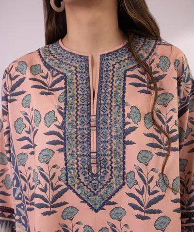 Sapphire Eid Collection Pink Chiffon – view 3 – Poshaq