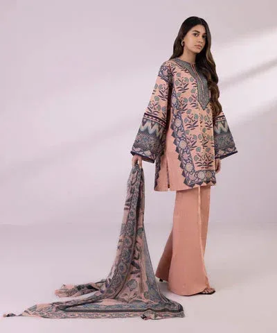 Sapphire Eid Collection Pink Chiffon – view 4 – Poshaq