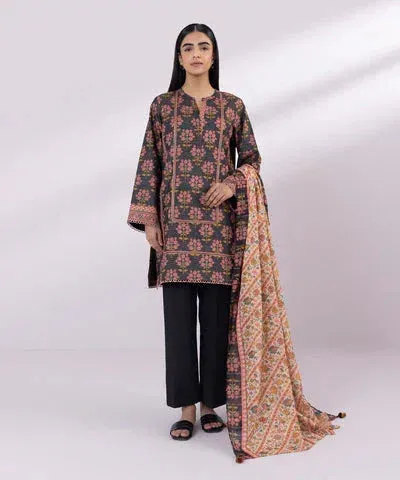 Sapphire Eid Collection Black Cambric – view 1 – Poshaq