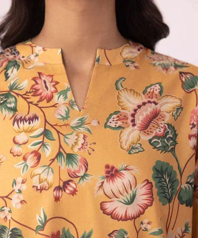 Sapphire Eid Collection Mustard Chiffon – view 3 – Poshaq
