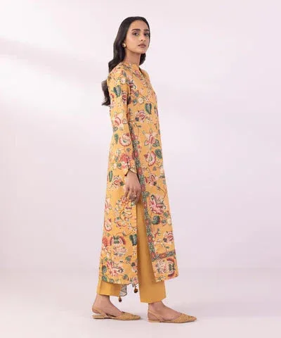 Sapphire Eid Collection Mustard Chiffon – view 4 – Poshaq