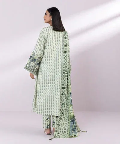 Sapphire Eid Collection Off White Cambric – view 2 – Poshaq