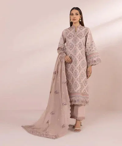 Sapphire Eid Collection Pink Cambric – view 1 – Poshaq