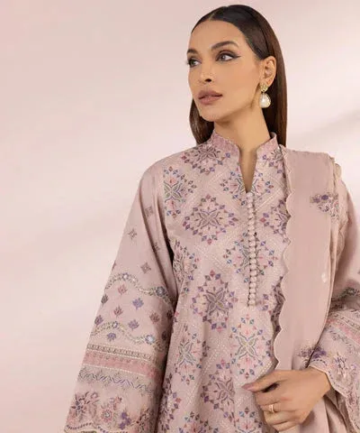 Sapphire Eid Collection Pink Cambric – view 3 – Poshaq
