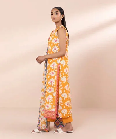 Sapphire Eid Collection Orange Cambric – view 4 – Poshaq