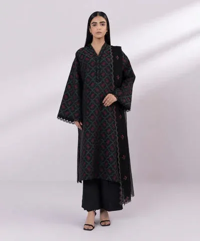 Sapphire Eid Collection Black Jacquard – view 1 – Poshaq