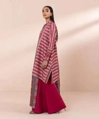 Sapphire Eid Collection Magenta Cambric – view 4 – Poshaq