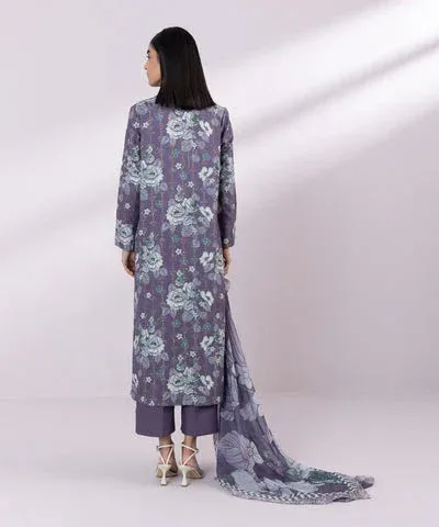 Sapphire Eid Collection Purple Jacquard – view 2 – Poshaq
