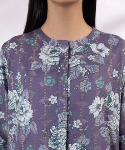 Sapphire Eid Collection Purple Jacquard – view 3 – Poshaq
